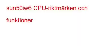 sun50iw6 CPU-riktmärken och funktioner